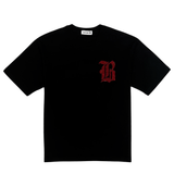 Men Black Label Red Bling T-Shirt