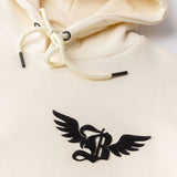 Men Broken Soul Black Chenille Hoodie