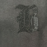 Kids Black Label Black Bling Crew Neck T-Shirt