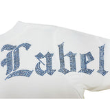Kids Black Label Light Blue Bling Crew Neck T-Shirt