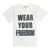 Kids Black Label Freedom Black Bling Crew Neck T-Shirt