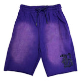 Men Black Label Black Bling Cotton Shorts