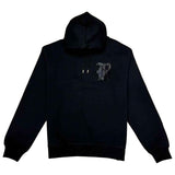 Men Black Label BL Black Bling Hoodie
