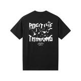 Men Black Label "POSITIVE" Oversize T-Shirt