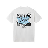 Men Black Label "POSITIVE" Oversize T-Shirt