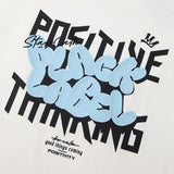 Men Black Label "POSITIVE" Oversize T-Shirt