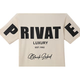 Men Black Label "PRIVATE" Oversize T-Shirt