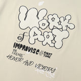 Men Black Label "WORK OF ART" Oversize T-Shirt