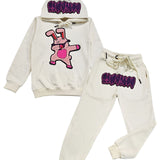 Kids Dub Bunny Chenille Hoodie and Jogger Set