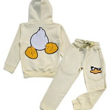 Kids Duck Chenille Hoodie and Jogger Set
