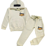 Kids Duck Chenille Hoodie and Jogger Set