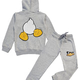 Kids Duck Chenille Hoodie and Jogger Set