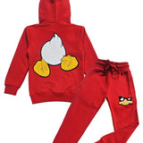 Kids Duck Chenille Hoodie and Jogger Set