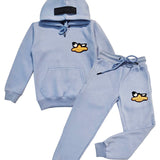 Kids Duck Chenille Hoodie and Jogger Set