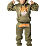 Kids Rawyalty Tiger Chenille Hoodie and Jogger Set