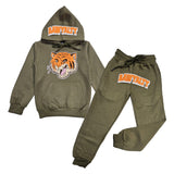 Kids Rawyalty Tiger Chenille Hoodie and Jogger Set