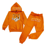 Kids Rawyalty Tiger Chenille Hoodie and Jogger Set