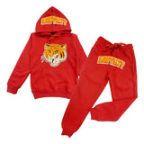 Kids Rawyalty Tiger Chenille Hoodie and Jogger Set