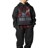 Kids RAW World Tour Red Bling Hoodie and RAW Wing Red Bling Jogger Set