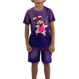 Kids Dub Bunny Chenille T-Shirt and Cotton Shorts Set