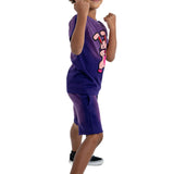 Kids Dub Bunny Chenille T-Shirt and Cotton Shorts Set