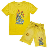 Kids Earth is Watching T-Shirt and Cotton Shorts Set