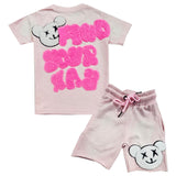Kids Find Your Way Chenille T-Shirt and Cotton Shorts Set