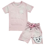 Kids Find Your Way Chenille T-Shirt and Cotton Shorts Set