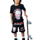 Kids Hollywood Legends Puff Print Crew Neck T-Shirt and Cotton Shorts Set