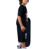 Kids Hollywood Legends Puff Print Crew Neck T-Shirt and Cotton Shorts Set
