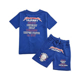 Kids Hollywood Legends Puff Print Crew Neck T-Shirt and Cotton Shorts Set
