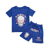 Kids Hollywood Legends Puff Print Crew Neck T-Shirt and Cotton Shorts Set