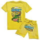Kids RAW Space Voyage T-Shirt and Cotton Shorts Set