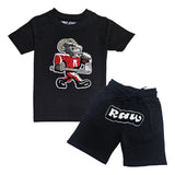Kids The GOAT Chenille T-Shirt and Cotton Shorts Set