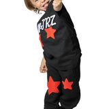 Kids RAW JRZ 3D Embroidery T-Shirt and Jogger Set