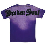 Kids Broken Soul Black Chenille T-Shirt