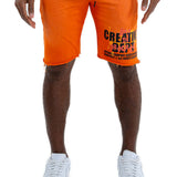 Men Art In Progress Cotton Shorts