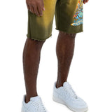 Men Earth is Watching Cotton Shorts