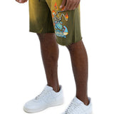 Men Earth is Watching Cotton Shorts