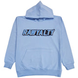 Men 004 RAWYALTY Carolina Blue 3D Embroidery Hoodie