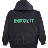 Men 004 RAWYALTY Green 3D Embroidery Hoodie