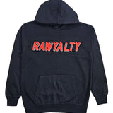 Men 004 RAWYALTY Red 3D Embroidery Hoodie