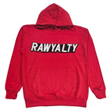 Men 004 RAWYALTY White 3D Embroidery Hoodie