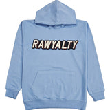 Men 004 RAWYALTY White 3D Embroidery Hoodie