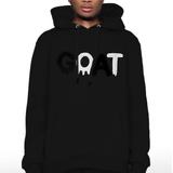 Men GOAT Black/White Chenille Hoodie