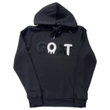 Men GOAT Black/White Chenille Hoodie