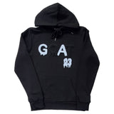 Men GOAT Baby Blue/Black Chenille Hoodie