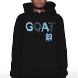Men GOAT Baby Blue/Grey Chenille Hoodie