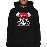 Men Moto Club Chenille Hoodie