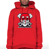 Men Moto Club Chenille Hoodie